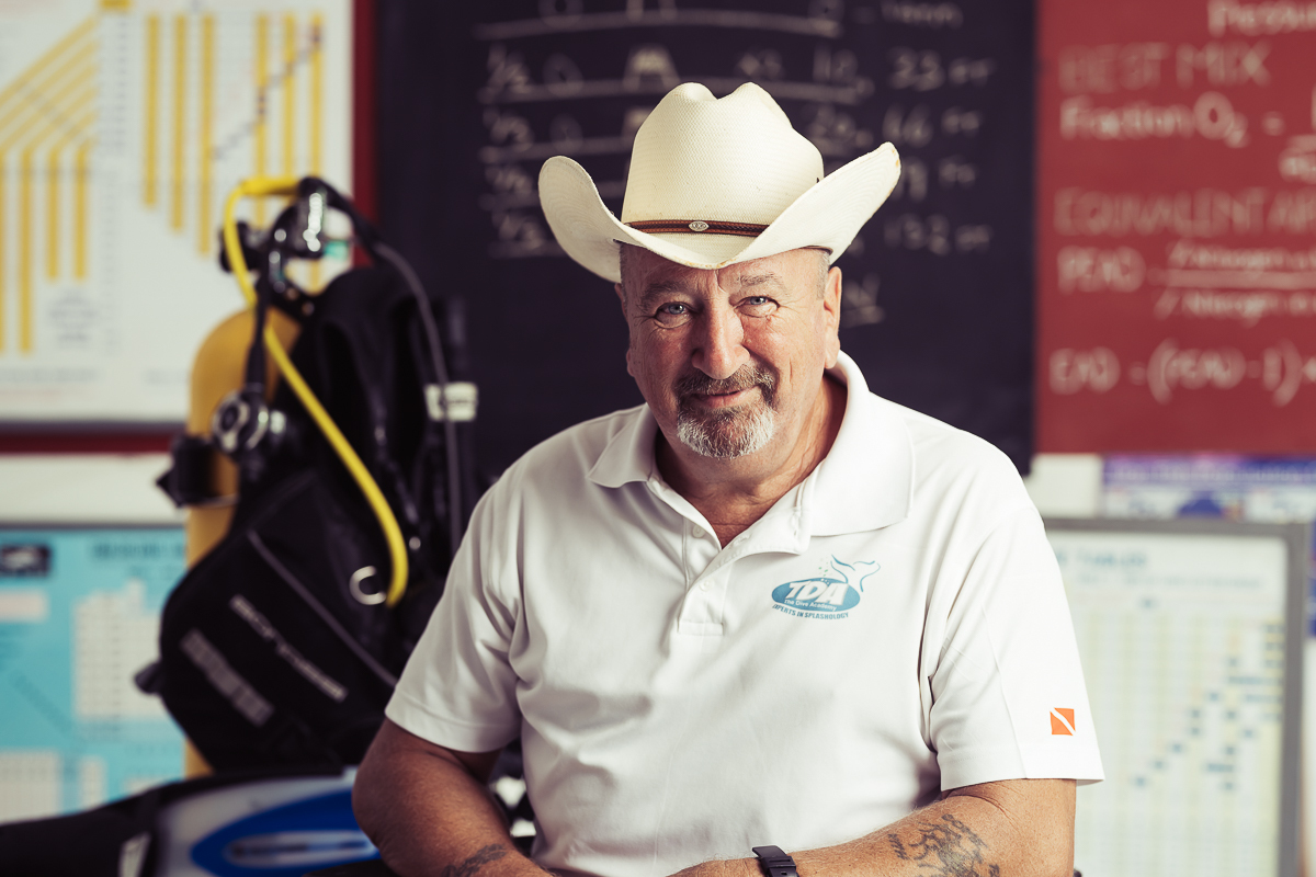 Paul – The Dive Academy Paul, NAUI Course Director and owner of The Dive Academy